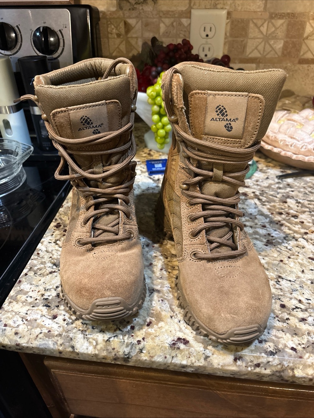 Altama Foxhound SR 8” Tactical Boots Coyote Brown US 6.5 Model 365803 EUC